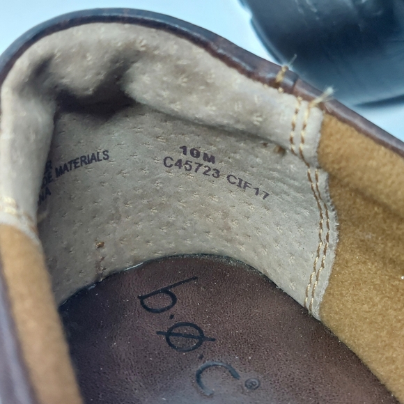 BORN Toby Duo Womens Shoes 10M Brown Slip On Mule Clog Loafer Leather Comfy - Picture 13 of 13